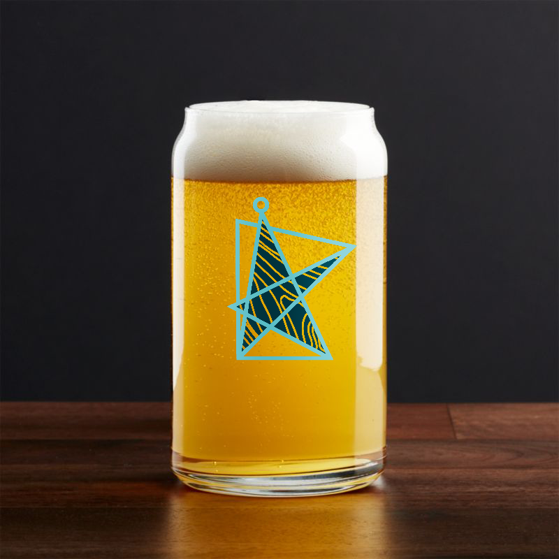 MN Christmas Market VIP Beer Can Glass for 2025