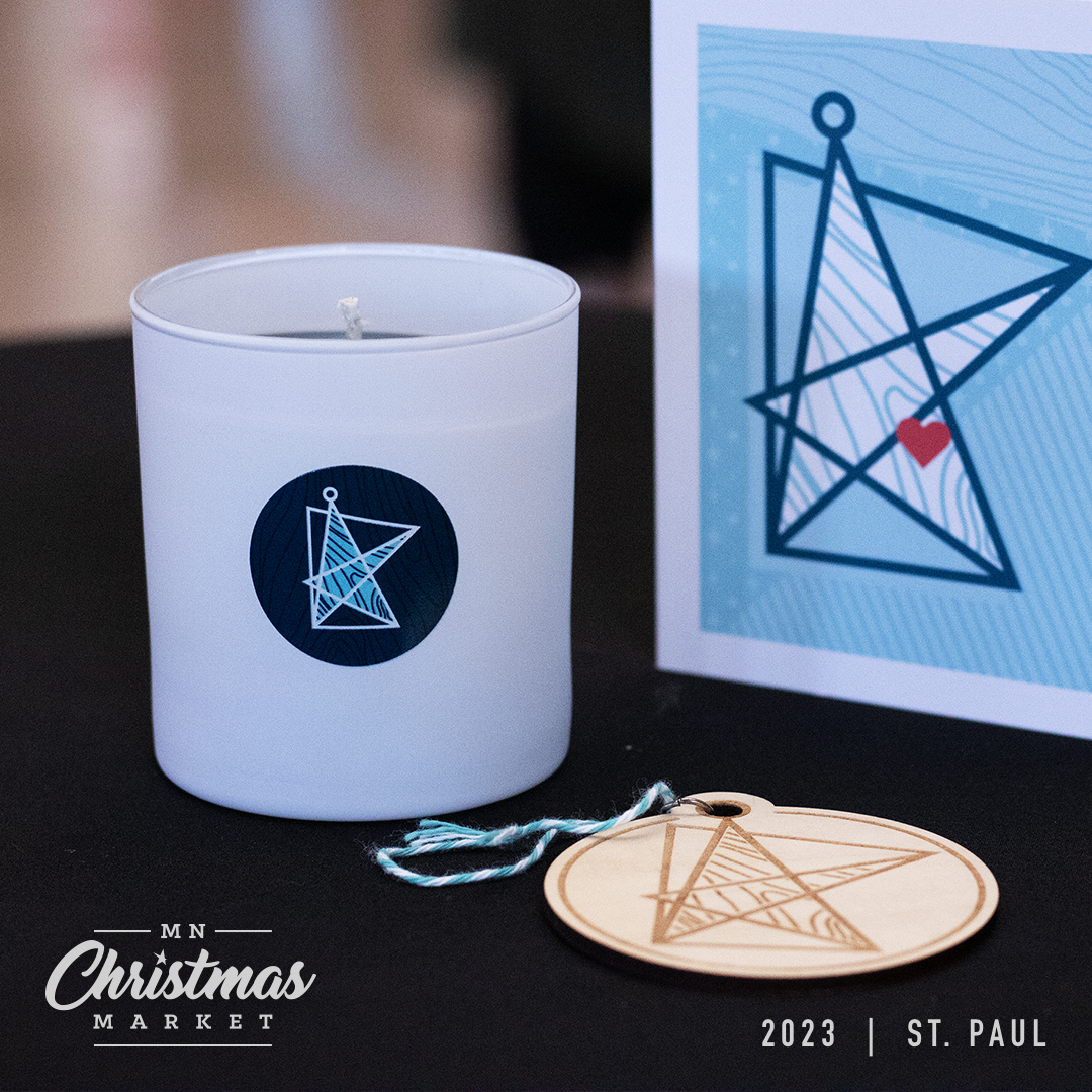 MN Christmas Market Candle || Minnesota Made Gifts