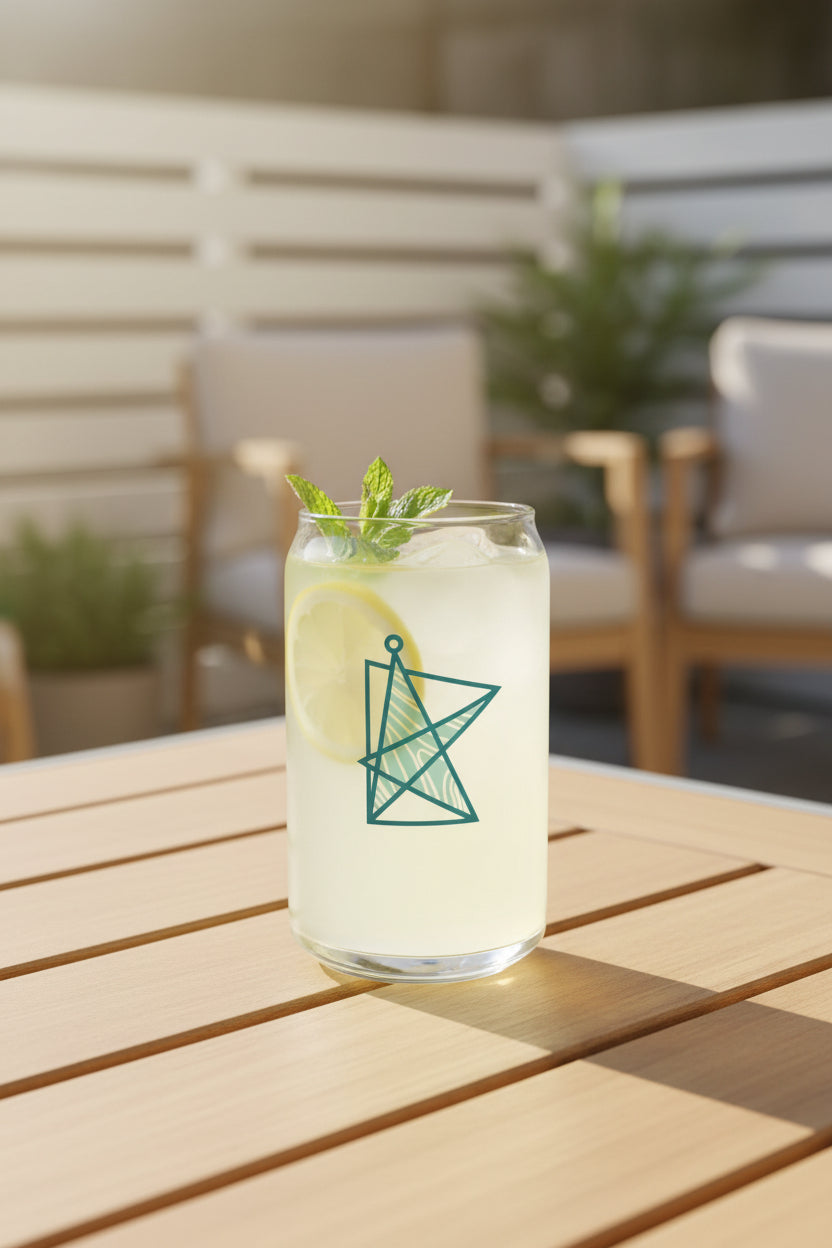 MN Christmas Market can glass with lemonade || Minnesota Made Gifts